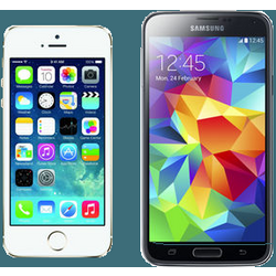 Samsung Galaxy S5 vs iPhone 5S - review
