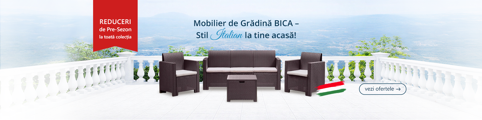 Mobilier de gradina BICA la reducere
