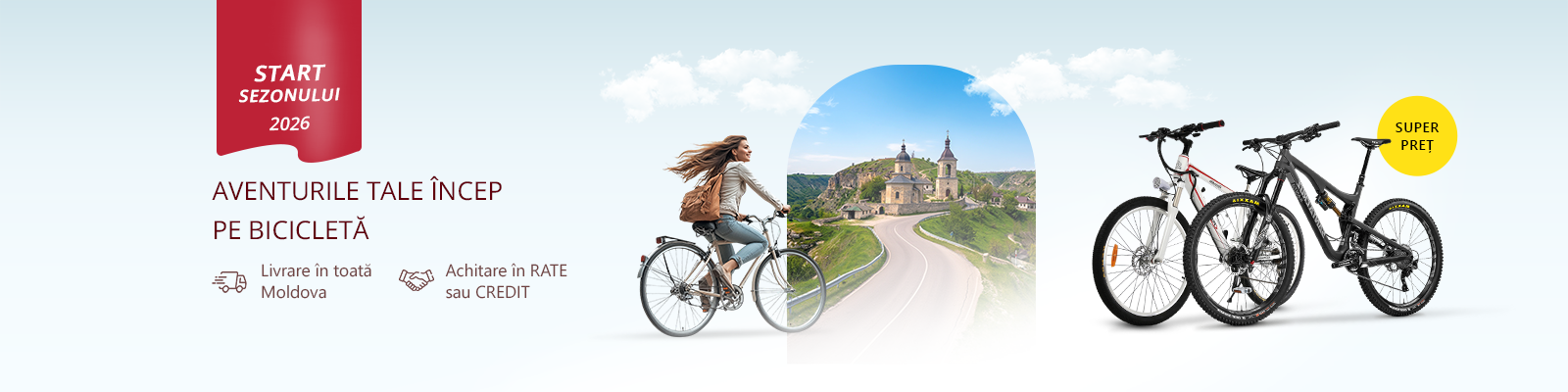 Biciclete în rate Moldlova