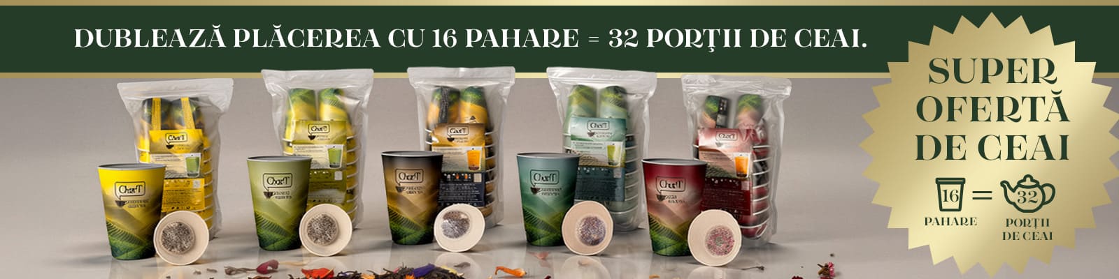 Ceaiuri la pahar Chat'T