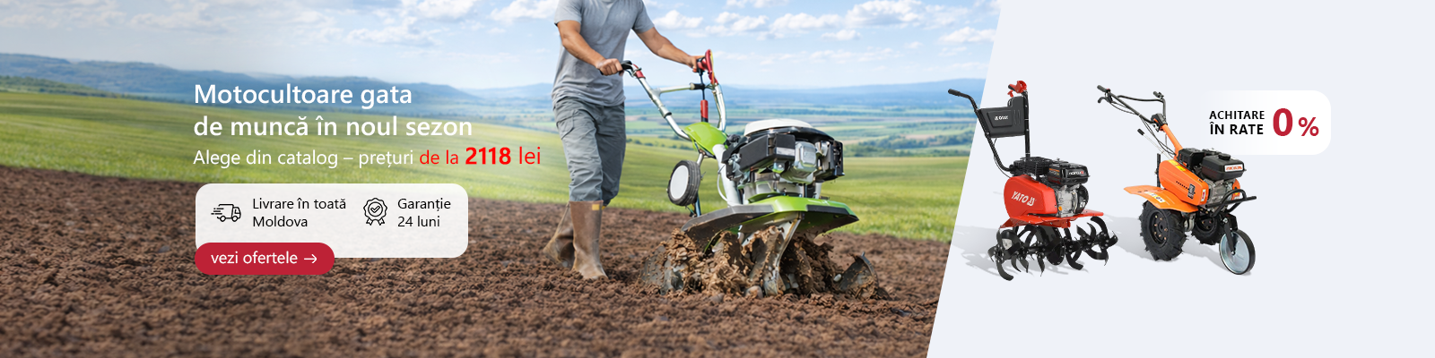 Motocultoare ieftin Moldova