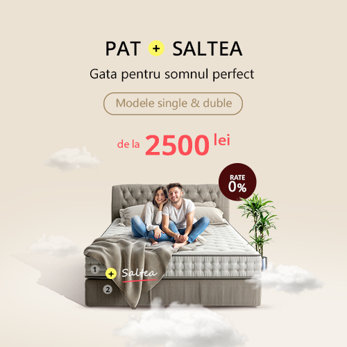 Paturi cu saltea în Moldova