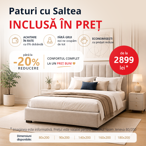 Paturi cu saltea în Moldova