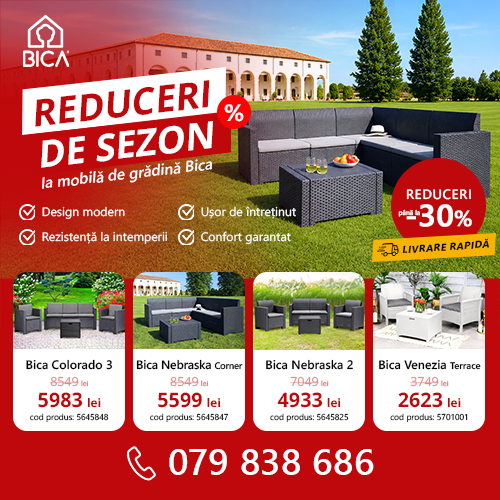 Reduceri mobilă pentru grădină BICA