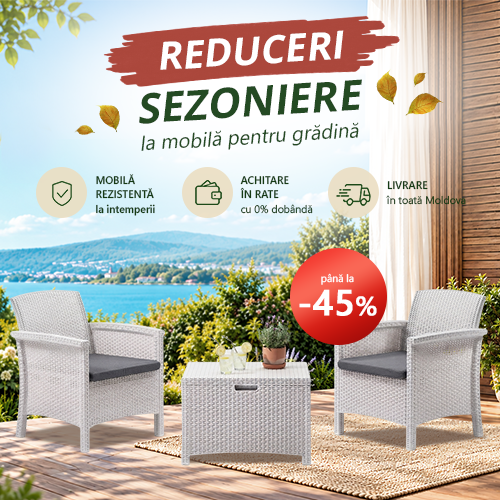 Reduceri sezoniere la mobilă pentru grădină