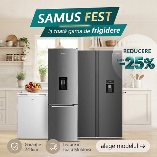 Reduceri la frigidere Samus în Moldova
