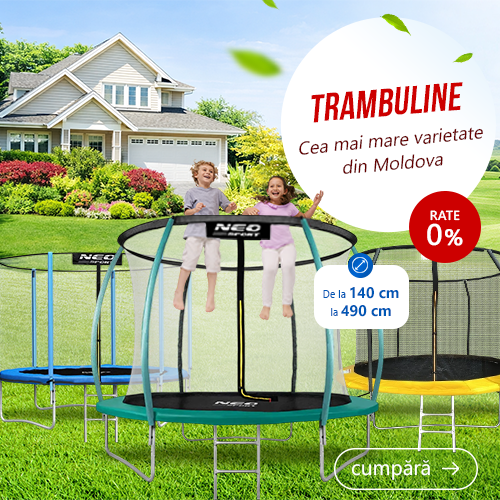Trambuline pentru copii în rate