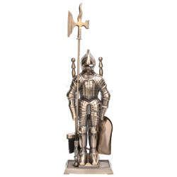 Set accesorii pentru semineu Art Flame Cavaler LZ868A (Brass)