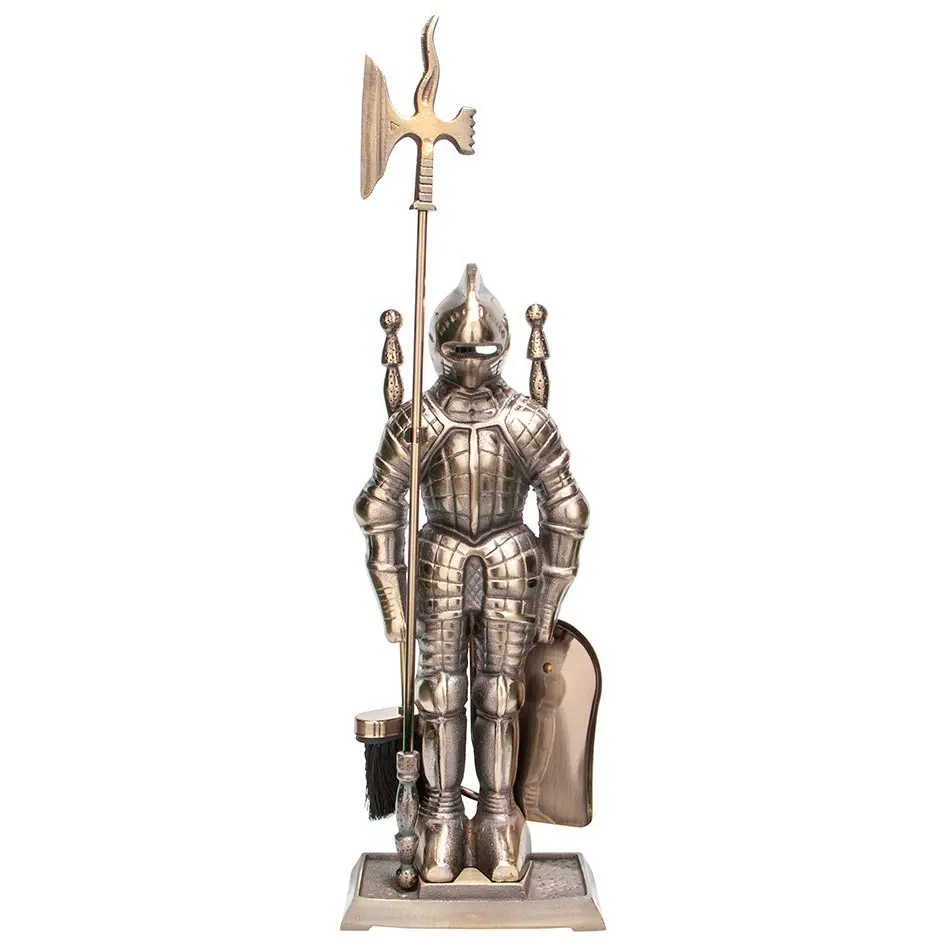 Set accesorii pentru semineu Art Flame Cavaler LZ868A (Brass)