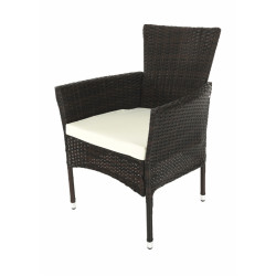 Set mobilier da gradina Tempo Kondela Menibor 1+8 (Brown/Beige) Thumb