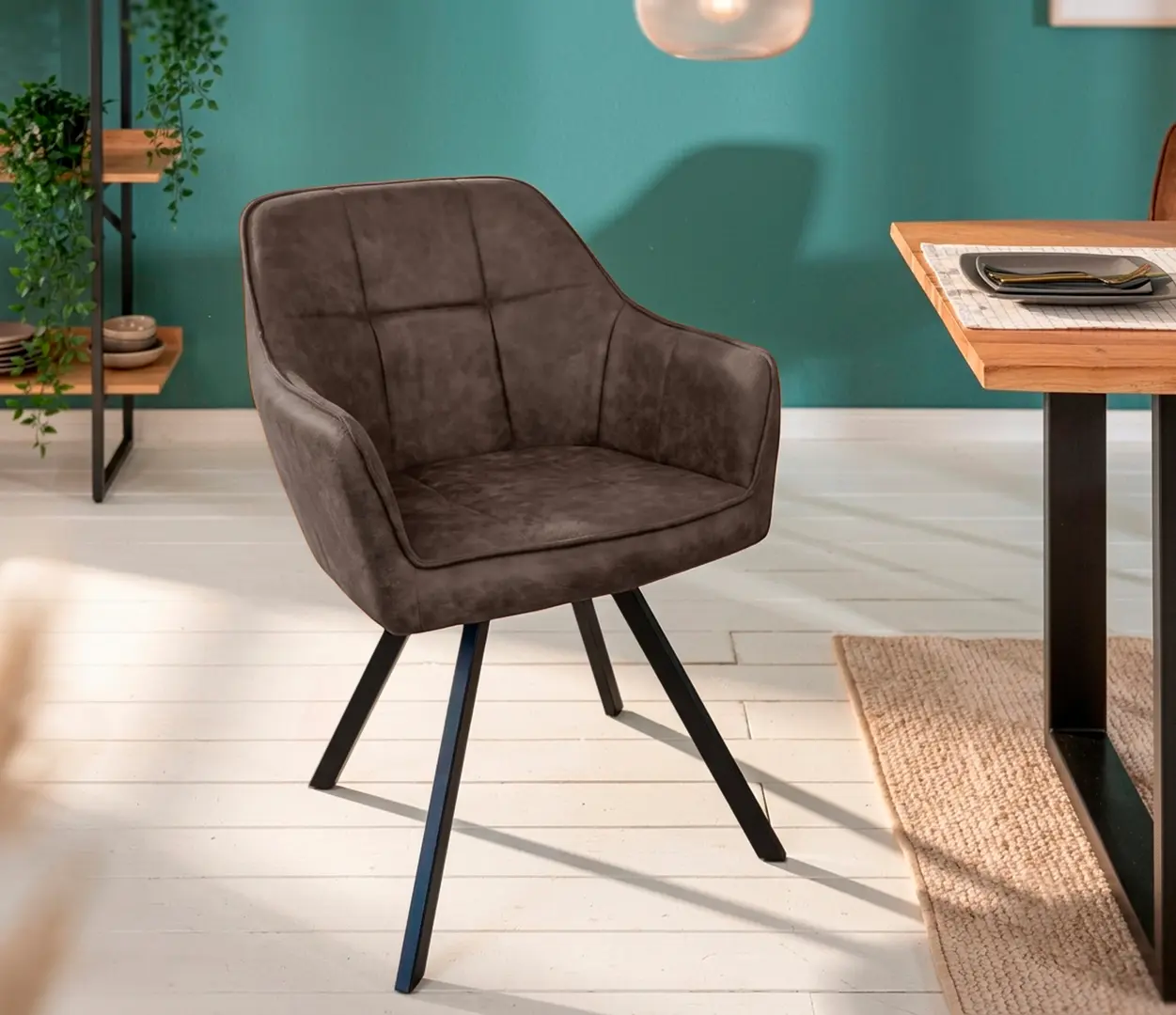 Стул Tempo Kondela Samanta (Dark Green/Black)