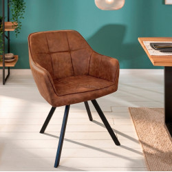 Стул Tempo Kondela Samanta (Dark Brown/Black)