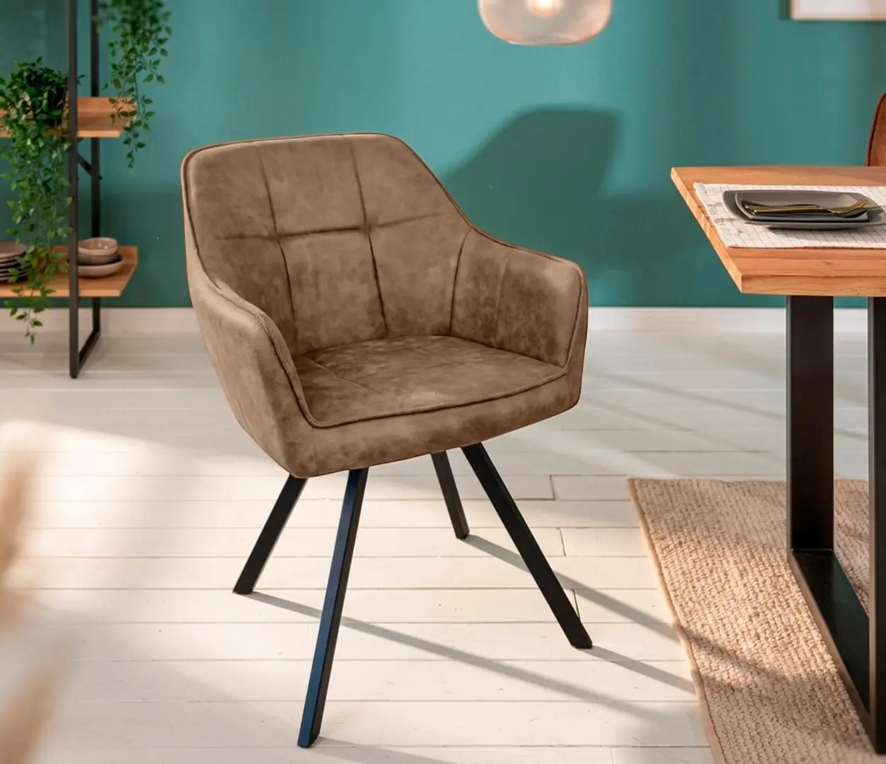 Стул Tempo Kondela Samanta (Grey-Brown/Black)