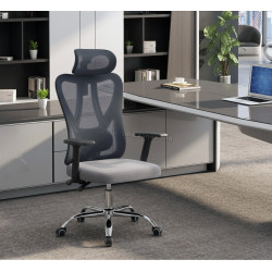 Кресло Tempo Kondela Ademir (Grey/Chrome)