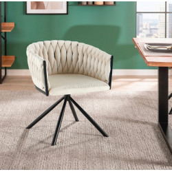 Стул Tempo Kondela Zala (Beige/Black)