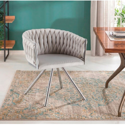Стул Tempo Kondela Helin (Light Grey/Chrome)
