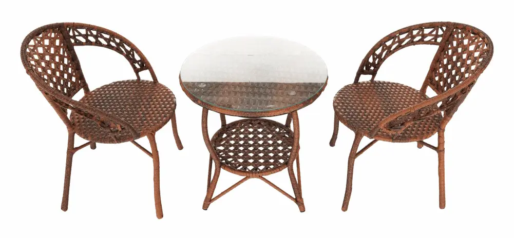 Комплект садовой мебели Tempo Kondela Jarub 1+2 (Brown) - 3