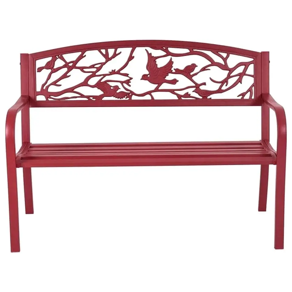 Banca Costway OP70536 (Red) - 3