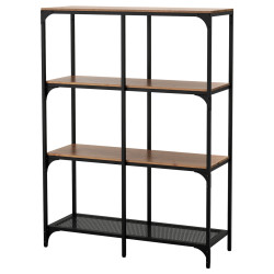 Стеллаж Ikea Fjallbo 100x136 (Черный) Thumb