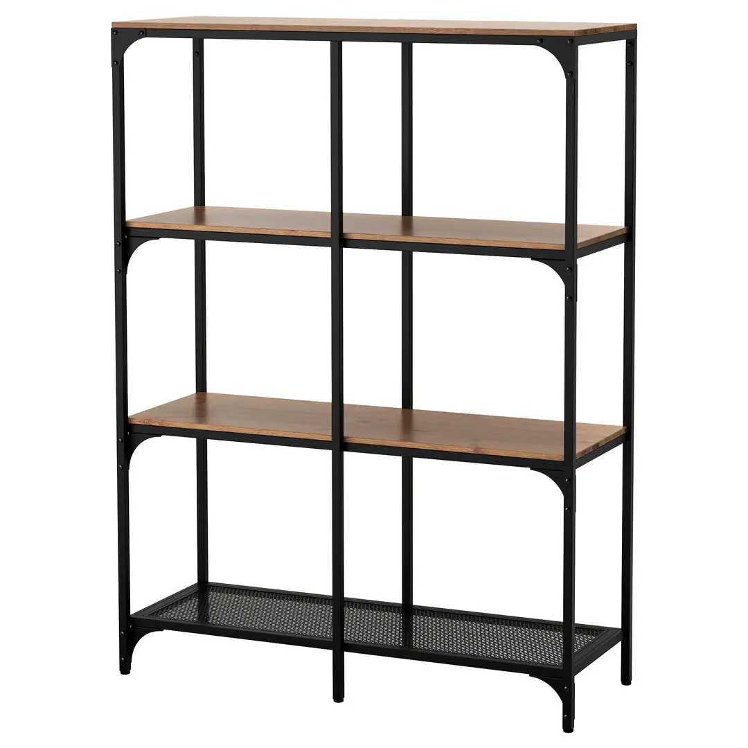 Стеллаж Ikea Fjallbo 100x136 (Черный) - 2
