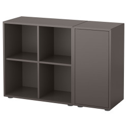Etajera Ikea Eket 105x35x72 (Gri Inchis) Thumb
