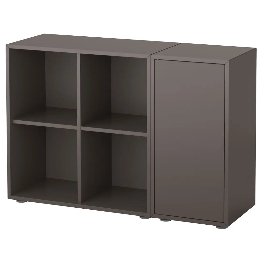 Etajera Ikea Eket 105x35x72 (Gri Inchis) - 2