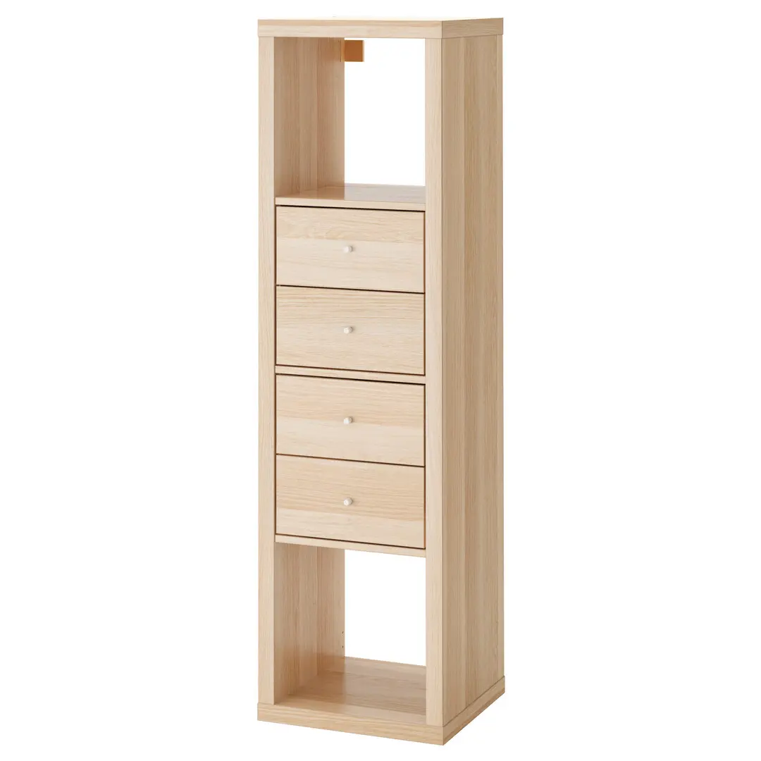Etajera Ikea Kallax 2 organizatoare 42x147 (Stejar antichizat) - 4