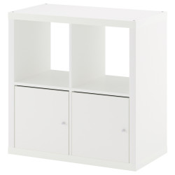 Etajera Ikea Kallax cu usi 77x77 (Alb) Thumb