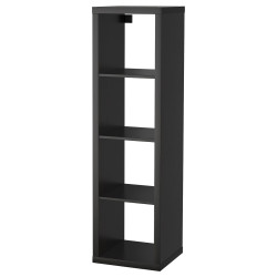 Стеллаж Ikea Kallax 42x147 (Черно-коричневый) Thumb