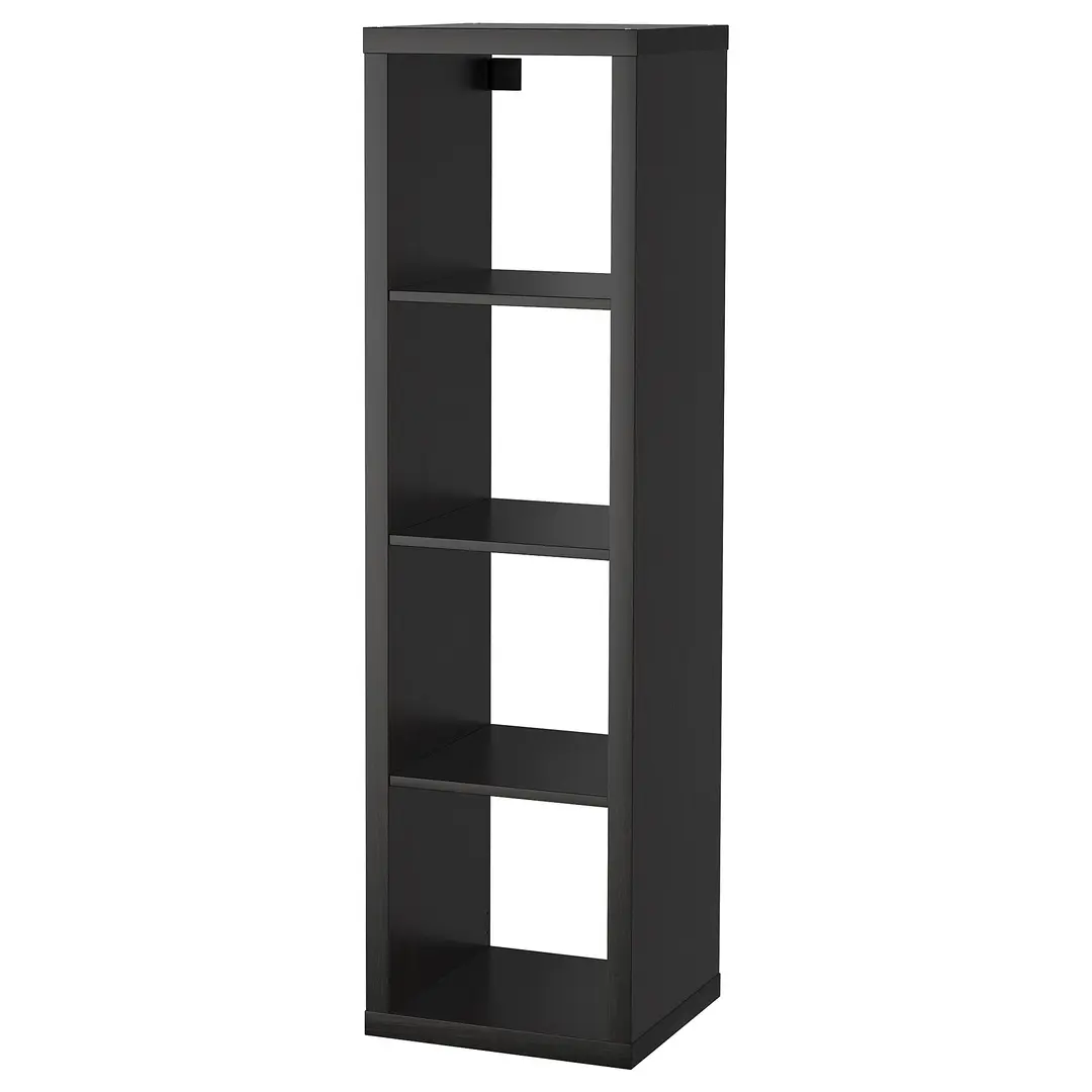 Стеллаж Ikea Kallax 42x147 (Черно-коричневый) - 2