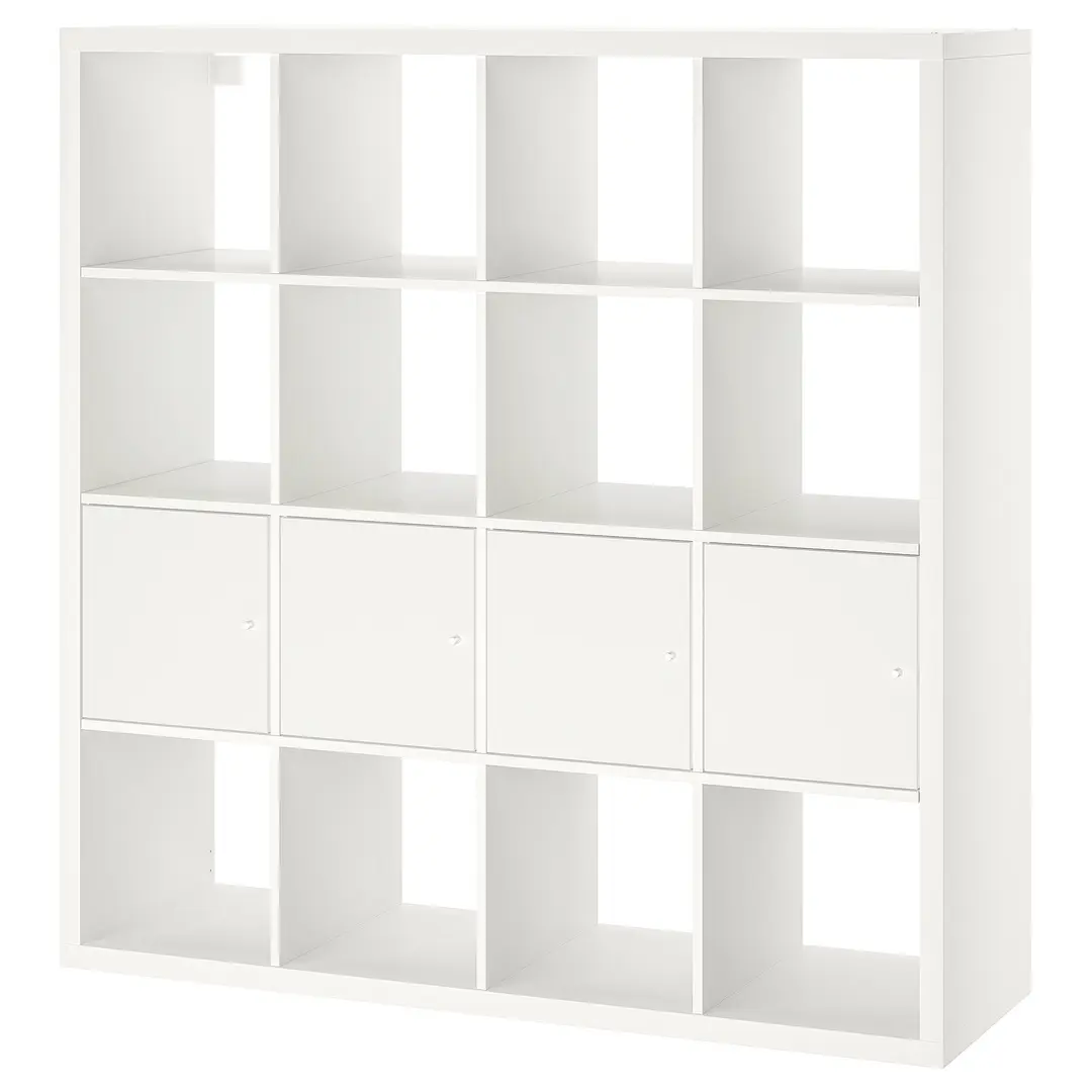Etajera Ikea Kallax cu 4 organizatoare 147x147 (Alb) - 2