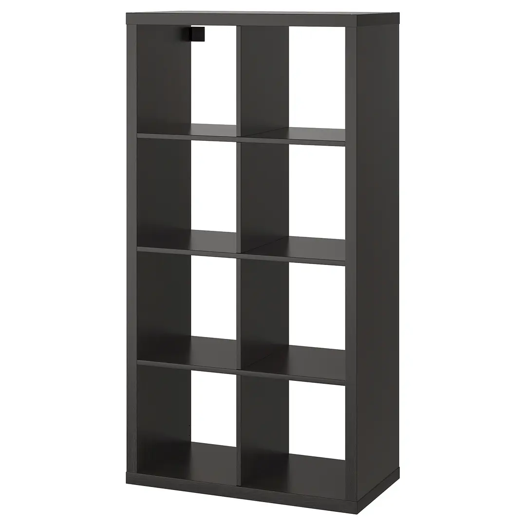 Стеллаж Ikea Kallax 77x147 (Черно-коричневый) - 2