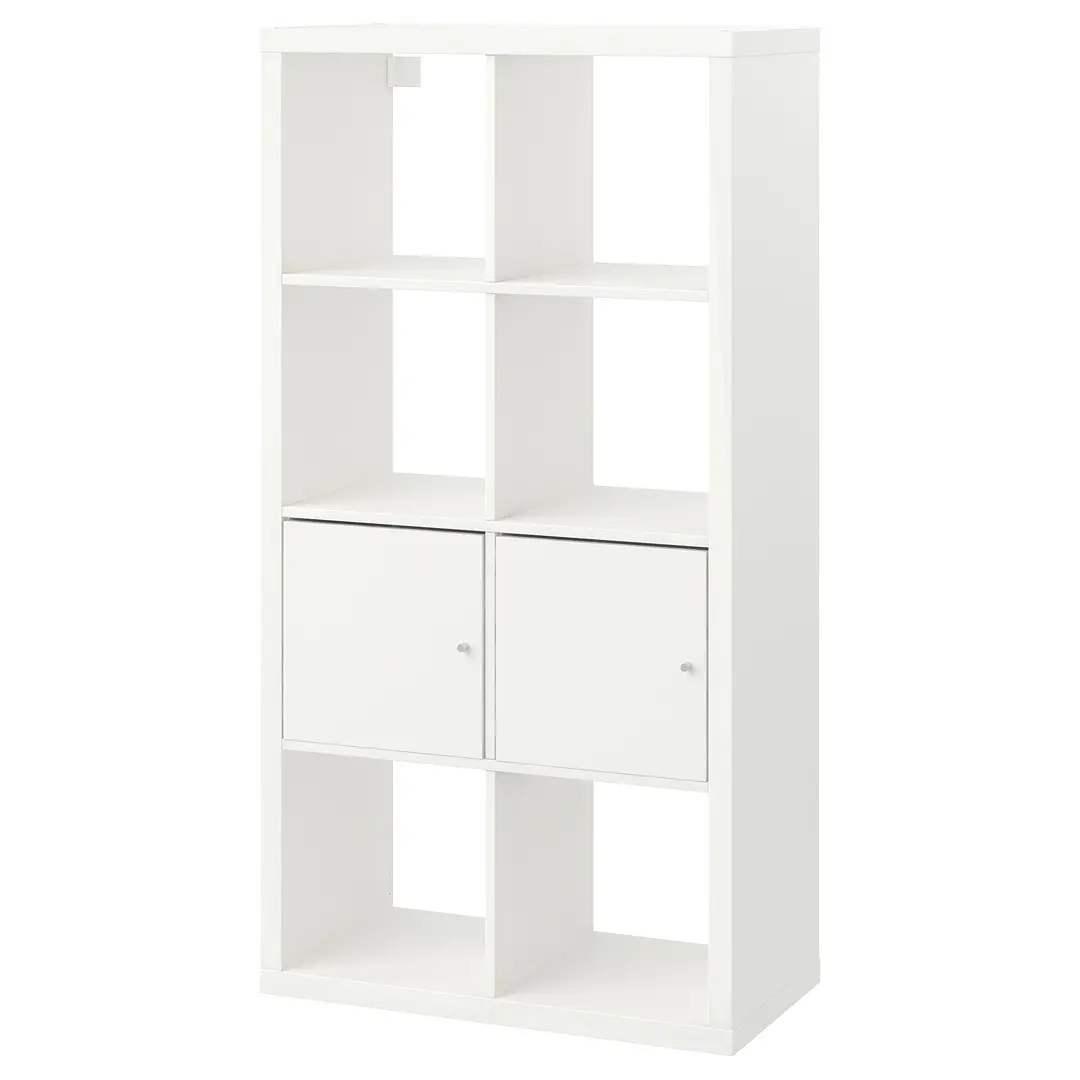 Etajera Ikea Kallax cu uşi 77x147 (Alb) - 2