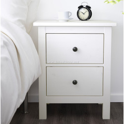 Тумба прикроватная Ikea Hemnes 54x66 (Белый)