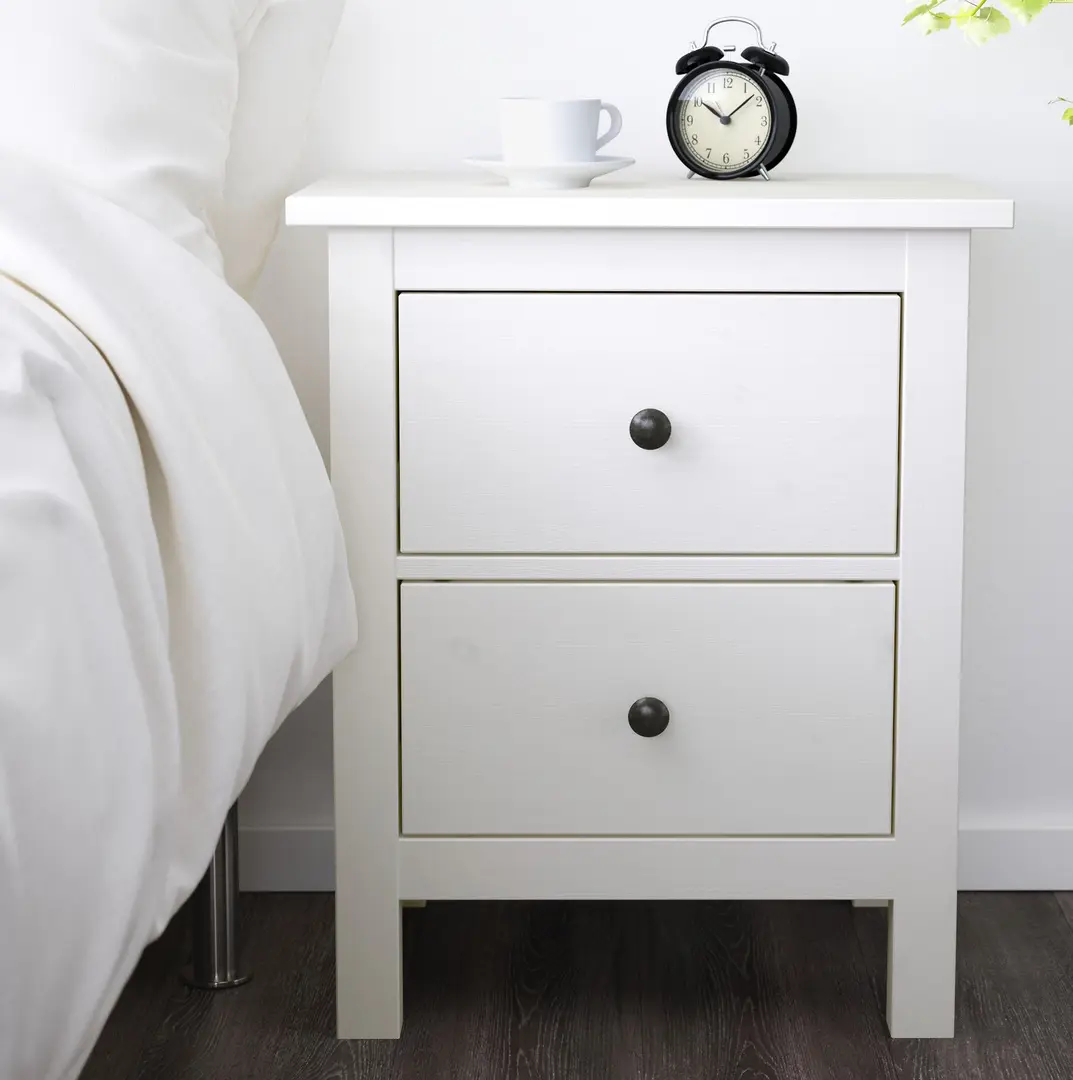 Тумба прикроватная Ikea Hemnes 54x66 (Белый)