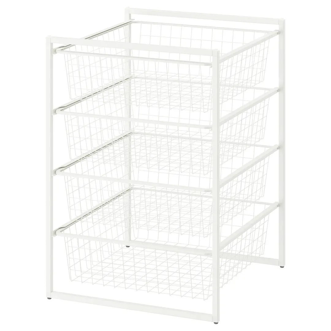 Стеллаж Ikea Jonaxel 50x51x70 (Белый) - 2