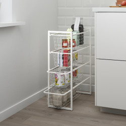 Стеллаж Ikea Jonaxel 25x51x70 (Белый)