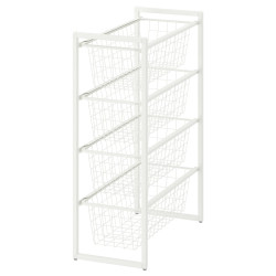 Стеллаж Ikea Jonaxel 25x51x70 (Белый) Thumb