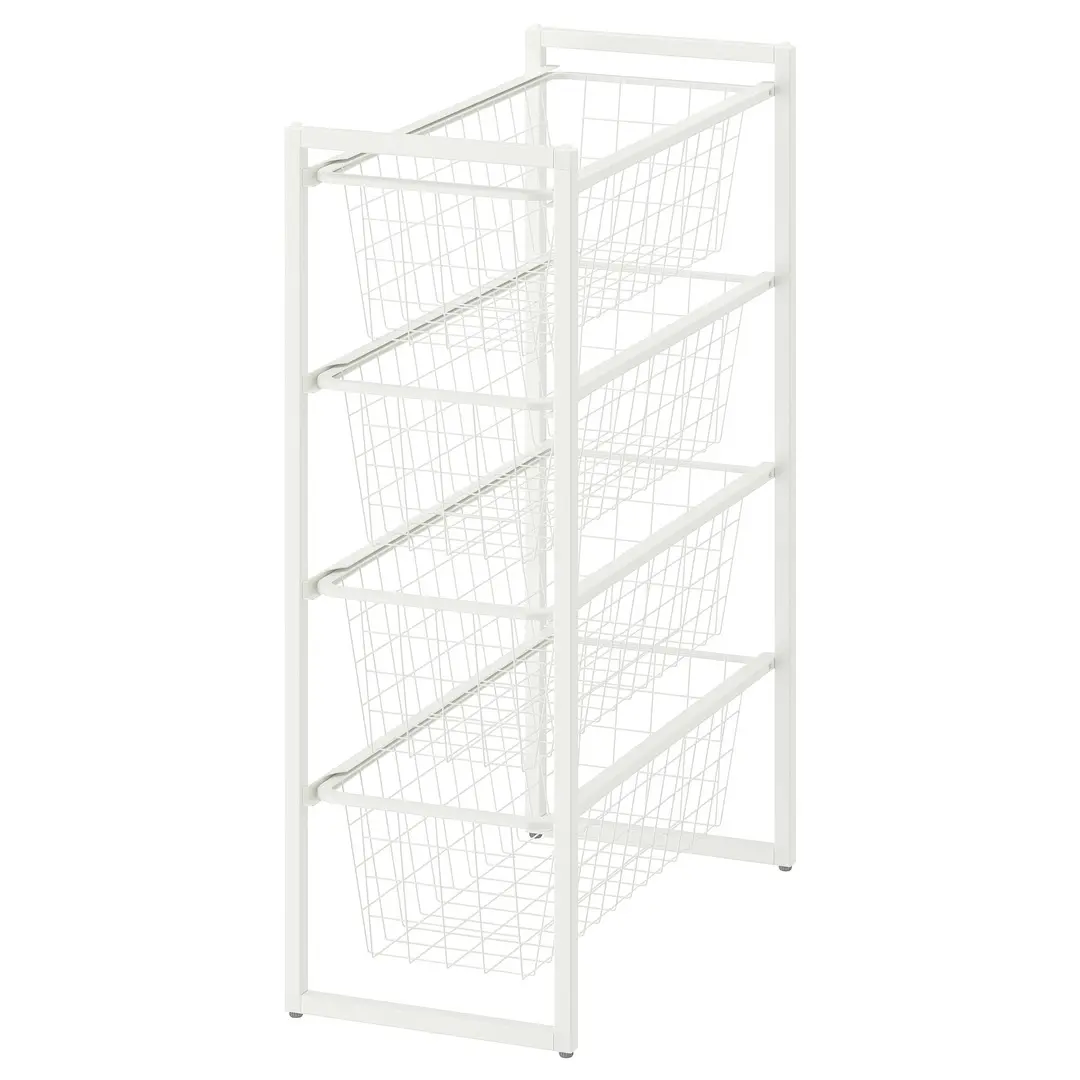 Стеллаж Ikea Jonaxel 25x51x70 (Белый) - 2
