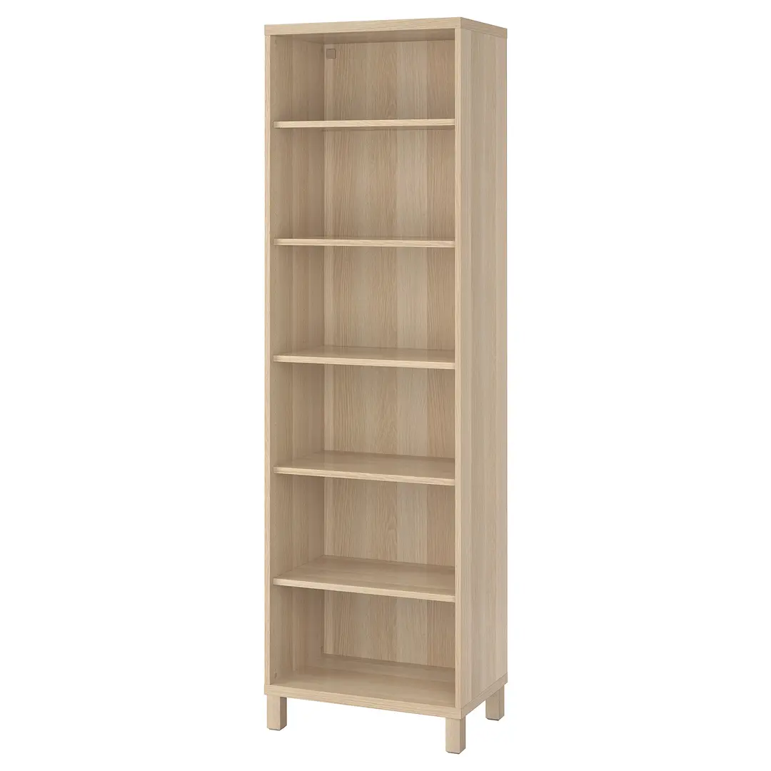 Стеллаж Ikea Besta 60x40x202 (Состаренный дуб) - 2