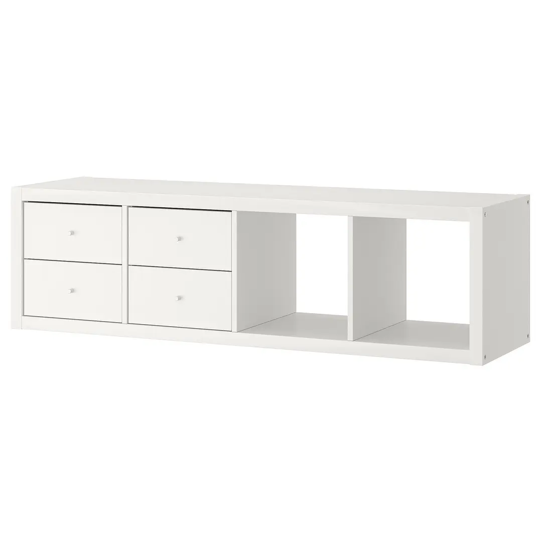 Etajera Ikea Kallax 2 organizatoare 42x147 (Alb) - 2