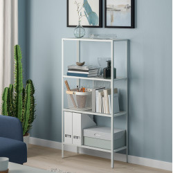 Etajeră Ikea Baggebo 60x25x116 (Alb)