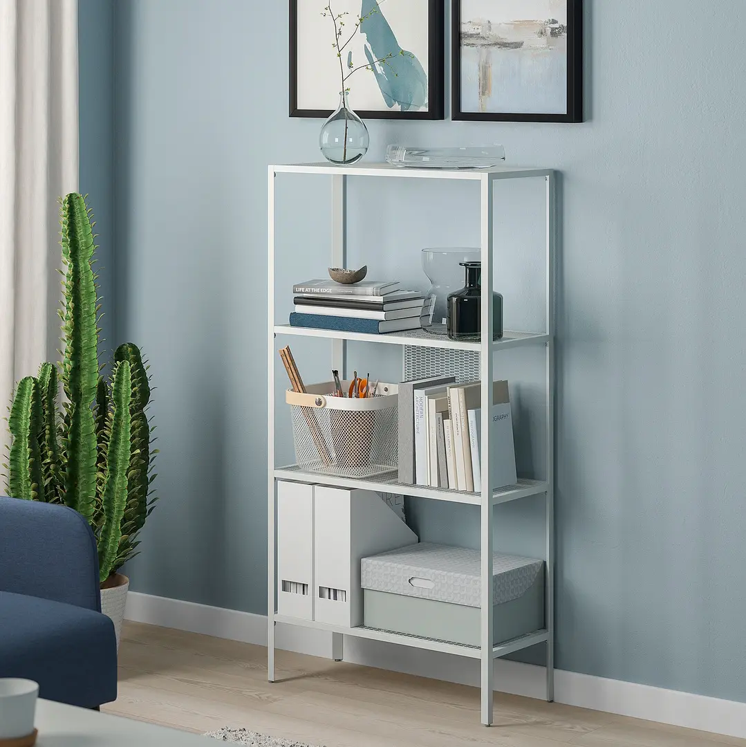Etajeră Ikea Baggebo 60x25x116 (Alb)