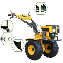 Motocultor cu accesorii Progarden Campo 873 Alpine 3L ulei (PAC873A)