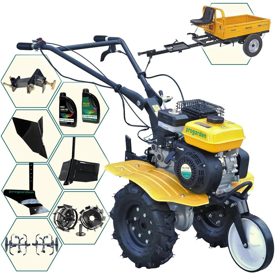 Motocultor cu accesorii Progarden Campo 703 2L ulei (PAC703E)
