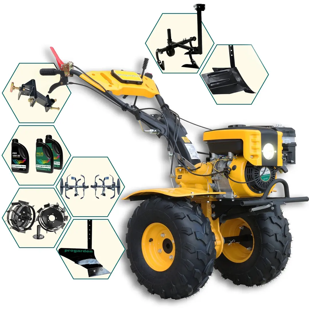 Motocultor cu accesorii Progarden Campo 873 Alpine 3L ulei (PAC873B)