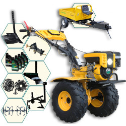 Motocultor cu accesorii Progarden Campo 873 Alpine 5L ulei (PAC873C)