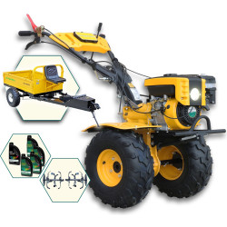 Motocultor cu accesorii Progarden Campo 873 Alpine 5L ulei (PAC873D)