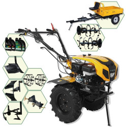 Мотокультиватор с аксессуарами Progarden Campo 1844 4L масла (PAC1844D)