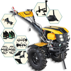 Motocultor cu accesorii Progarden Campo 1873 Alpine V2 4L ulei (PAC1873B)